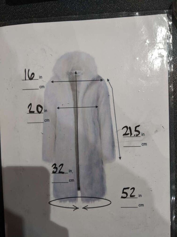 Ranch Mink Stroller With Notched Lapel, Size S