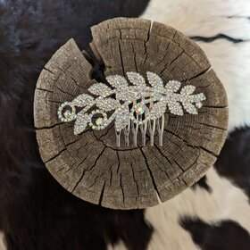 Silver AB Hair Comb