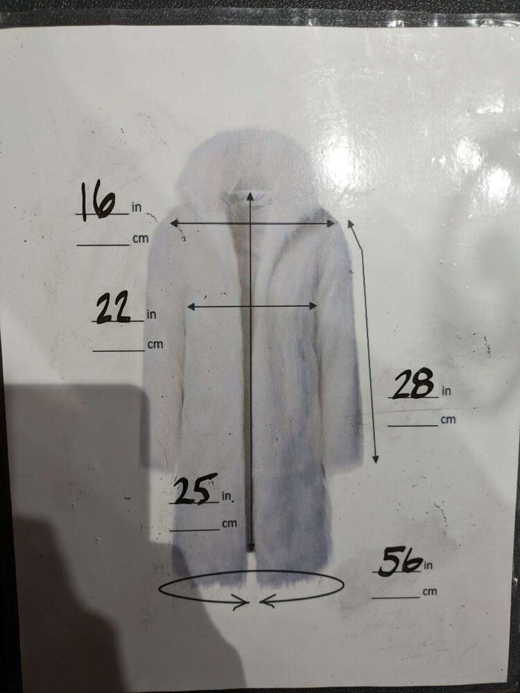 Iridescent Bronze Reversible Rabbit With Fox And Raccoon Trim, Size L