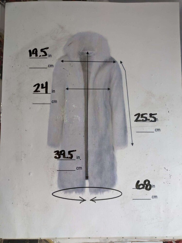 Dark Ranch Mink With Notched Lapel and Rolled Cuffs, Size XL