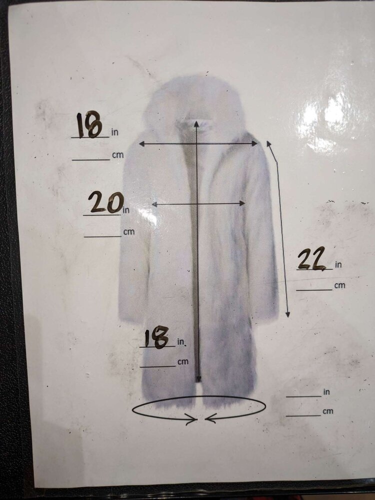 Golden Glow Mink Bolero, Size L