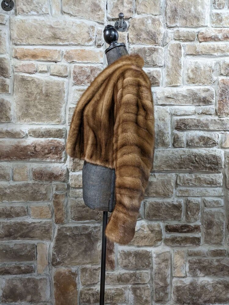 Golden Glow Mink Bolero, Size L