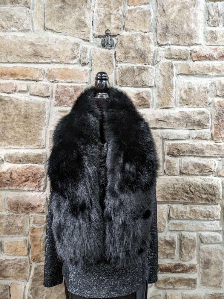 Black Fox Scarf, 48"