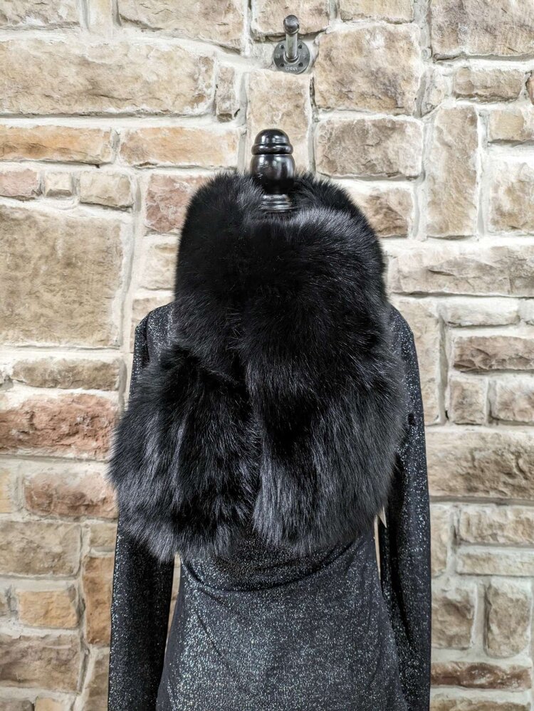 Black Fox Scarf, 48"