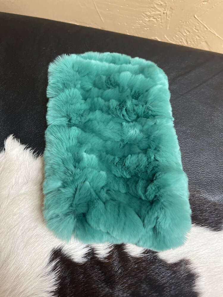 Green Knitted Rabbit Headband