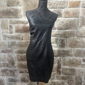 Free People Black Simple Party Mini Dress, Size 10