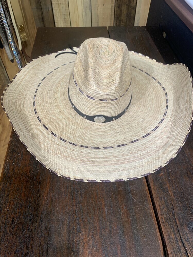 Natural Supersized Western Straw Hat