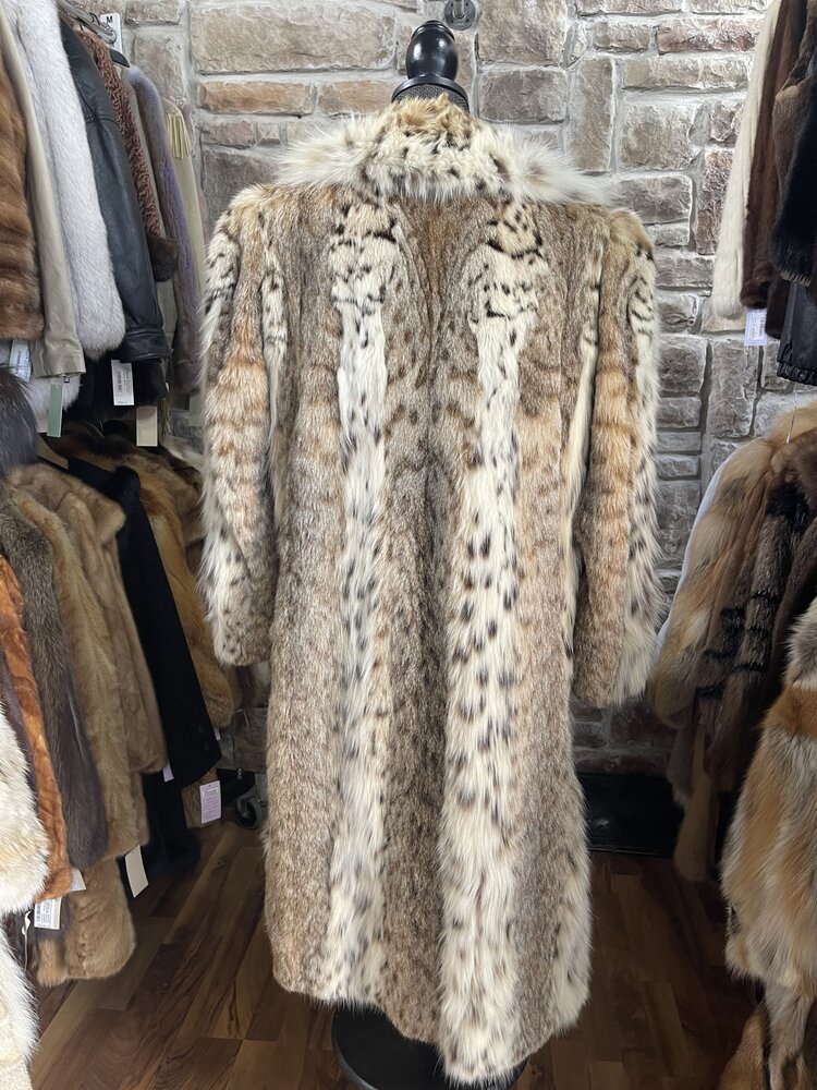 Bobcat Long Lynx Coat. Size M