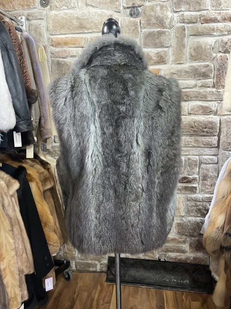 Gray New Zealand Possum Vest, Size S