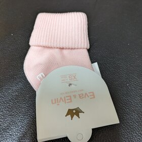 Pink Triple Cuff Sock, Size 0-18M