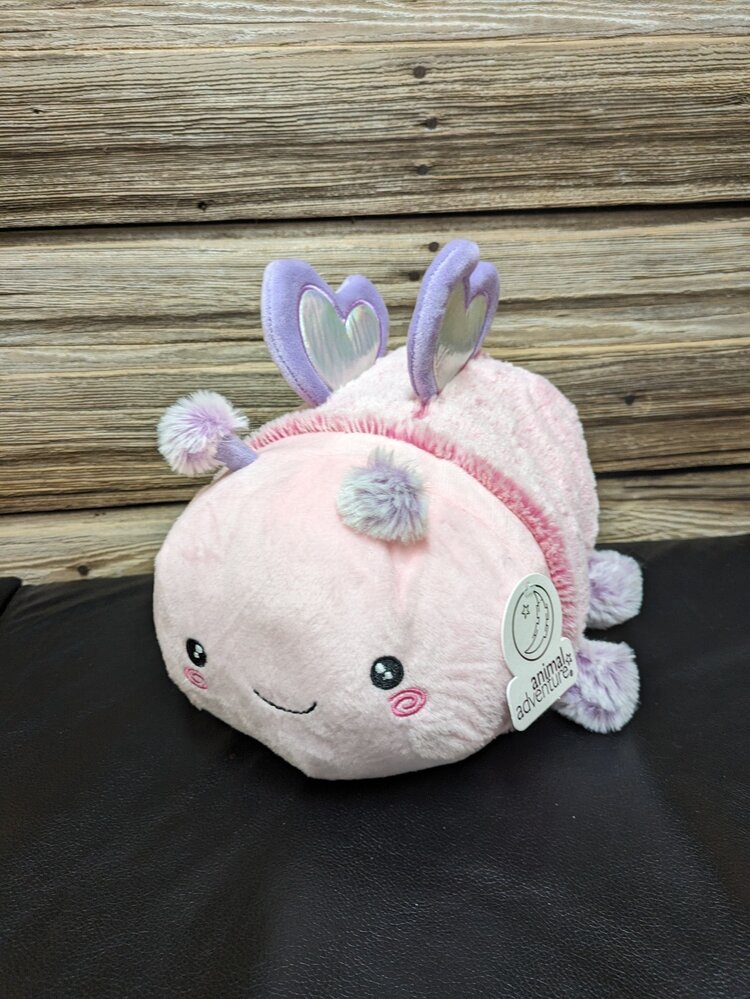 Pink Fuzzy Love Bug, 10"