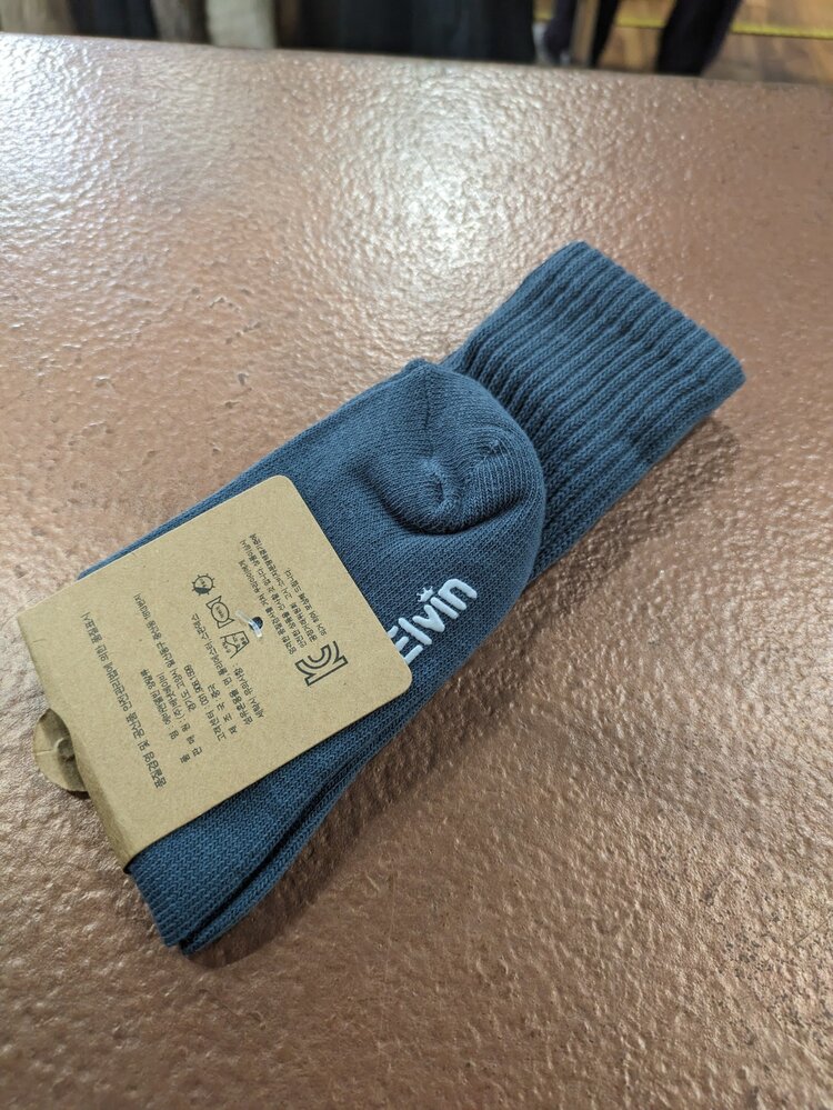 Deep Blue Toe Warmer Socks