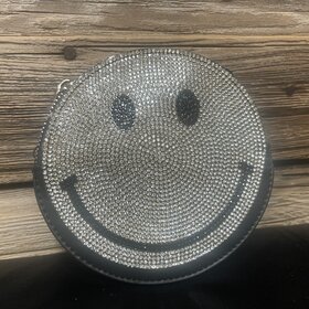 Rhinestone Mini Smile Bag