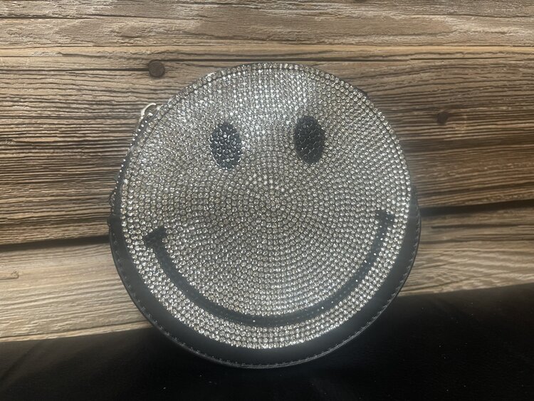 Rhinestone Mini Smile Bag