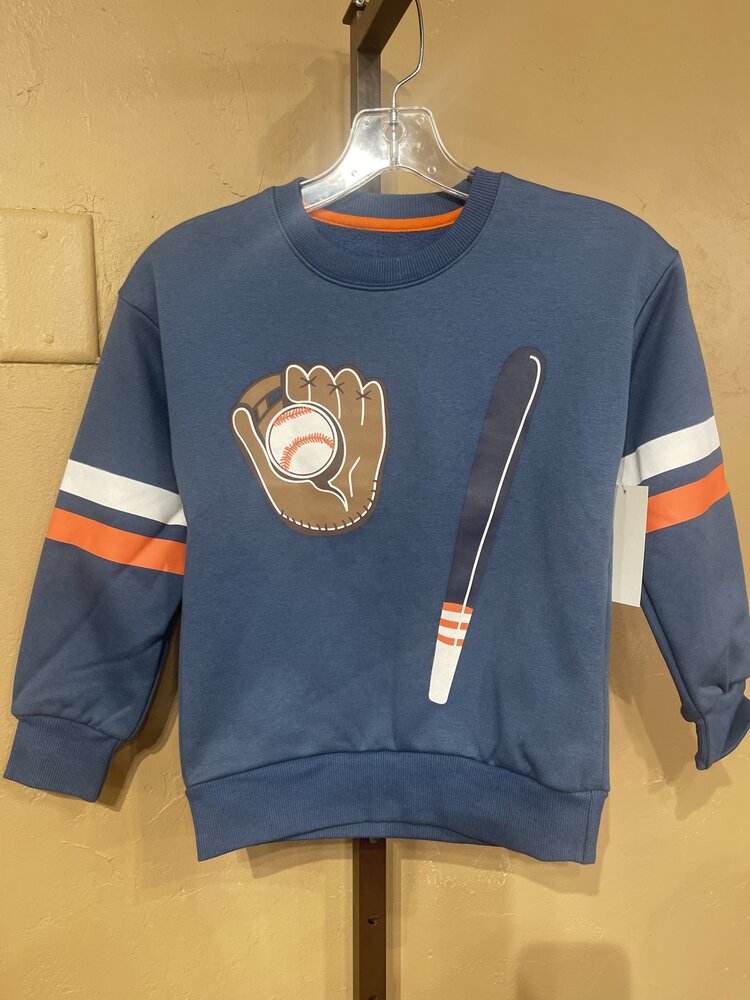 Blue Baseball  Sweatshirt