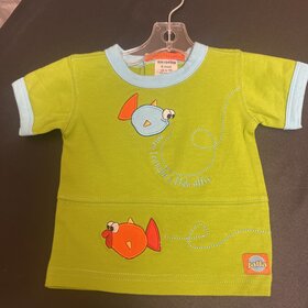 Green Fish T-shirt,  Size 6M