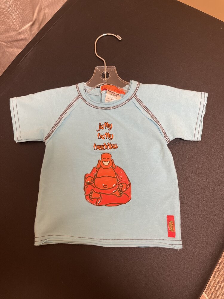 Blue Jelly Belly Buddha T-shirt