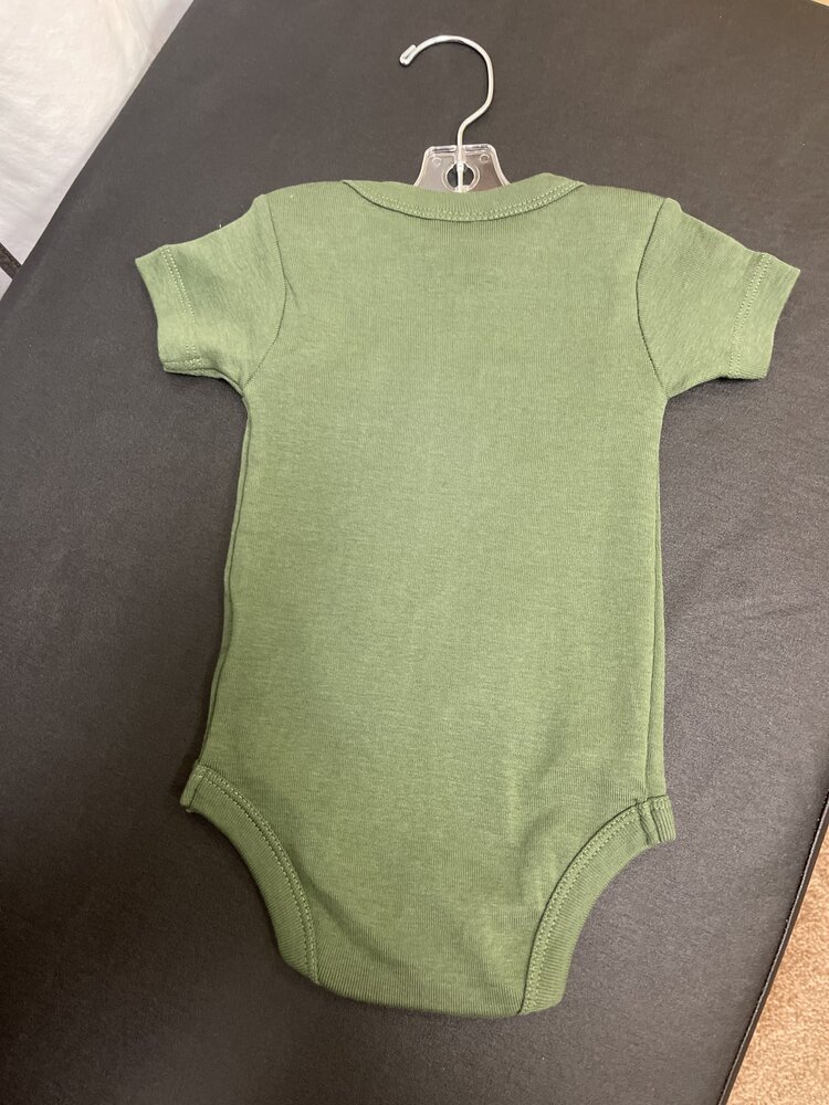 Khaki Green Small Fry Onesie