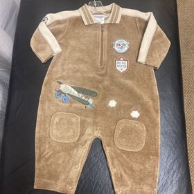 Brown Aviator Coverall, Size 3M