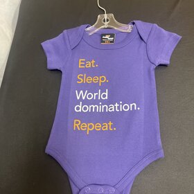 Purple World Domination Onesie