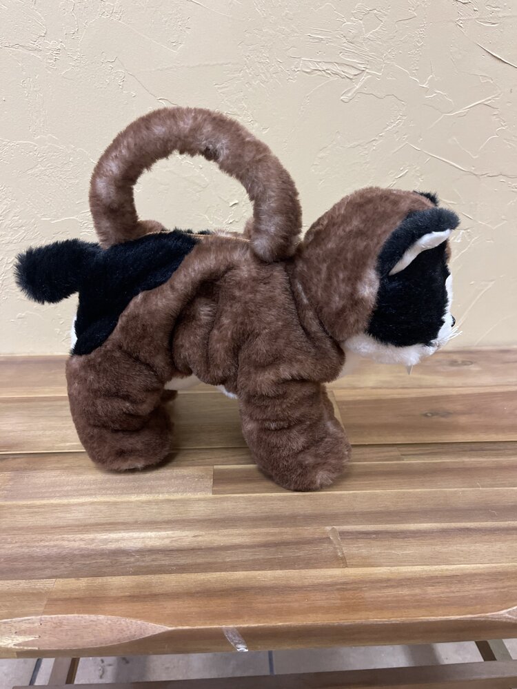 Brown Calico Cat Purse