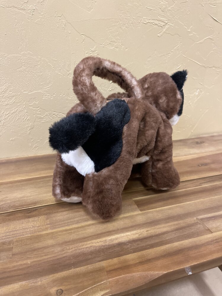 Brown Calico Cat Purse