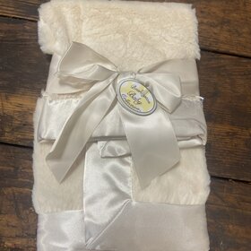 Cream Silky Soft Security Blanket