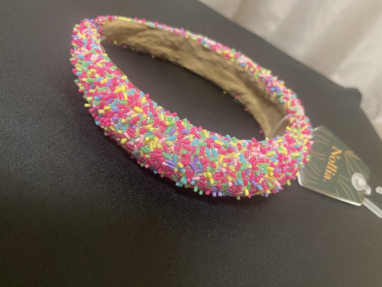 Hot Pink Sprinkle Headband