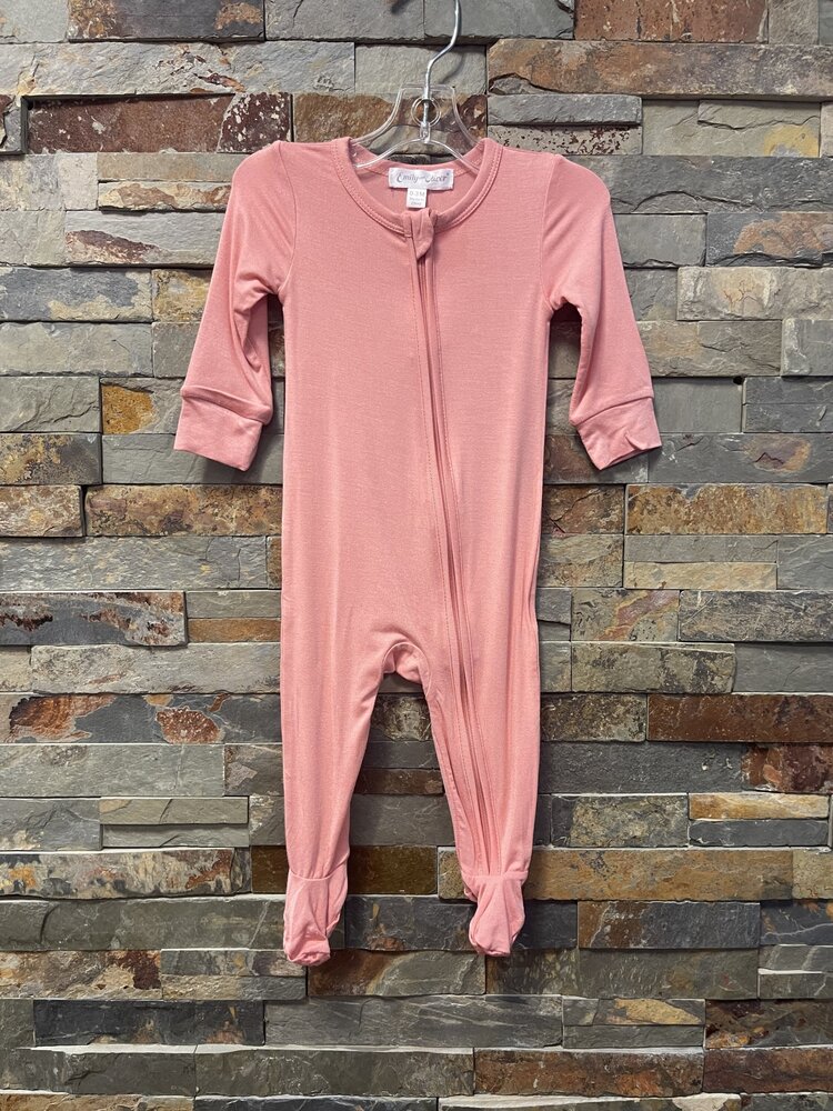 Cantaloupe Bamboo Sleeper, Size 0-3M