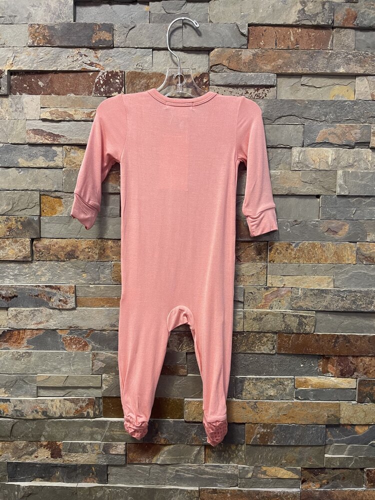 Cantaloupe Bamboo Sleeper, Size 0-3M