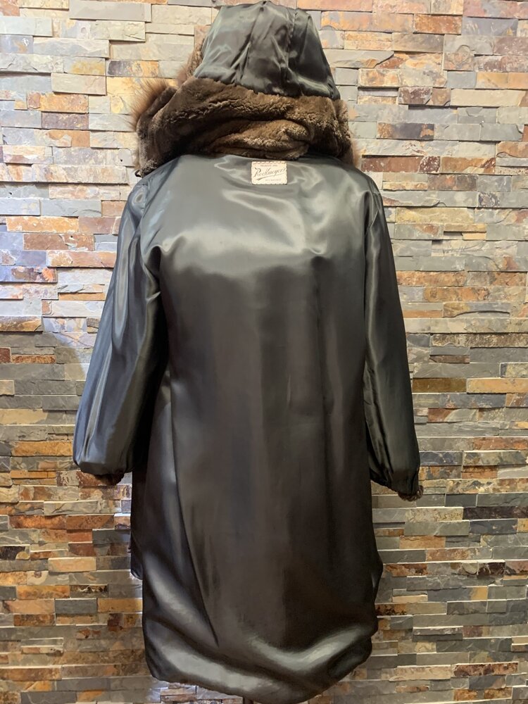 Reckmeyer's Phantom Dyed Sheared Beaver Parka, Size L