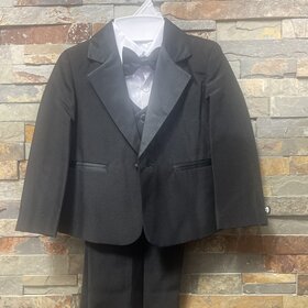 Black 5-Piece Toddler Tuxedo