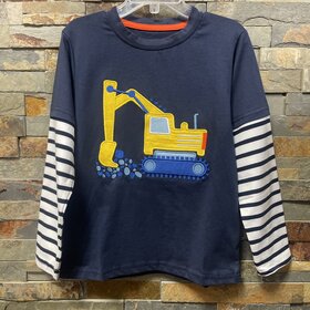 Blue Long Sleeve Digger Shirt