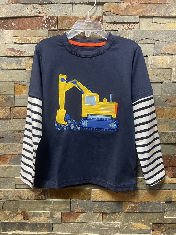 Blue Long Sleeve Digger Shirt