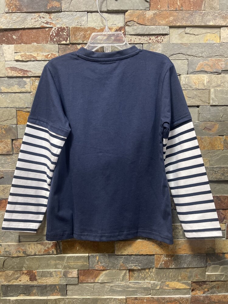 Blue Long Sleeve Digger Shirt