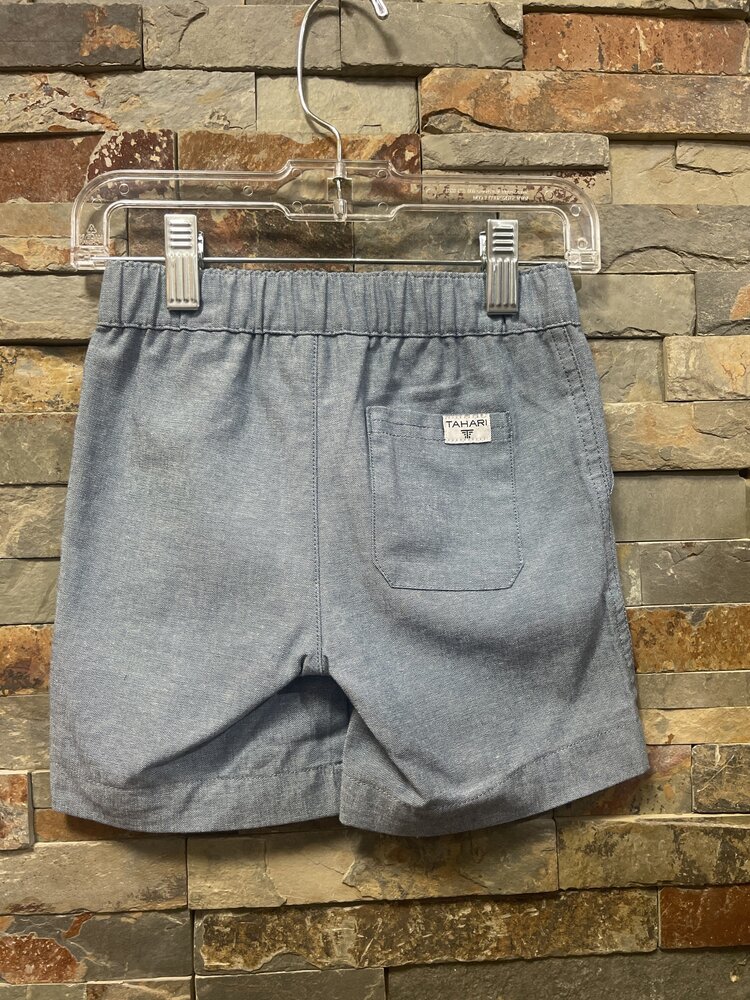 Light Denim Boys Short, Size 2T