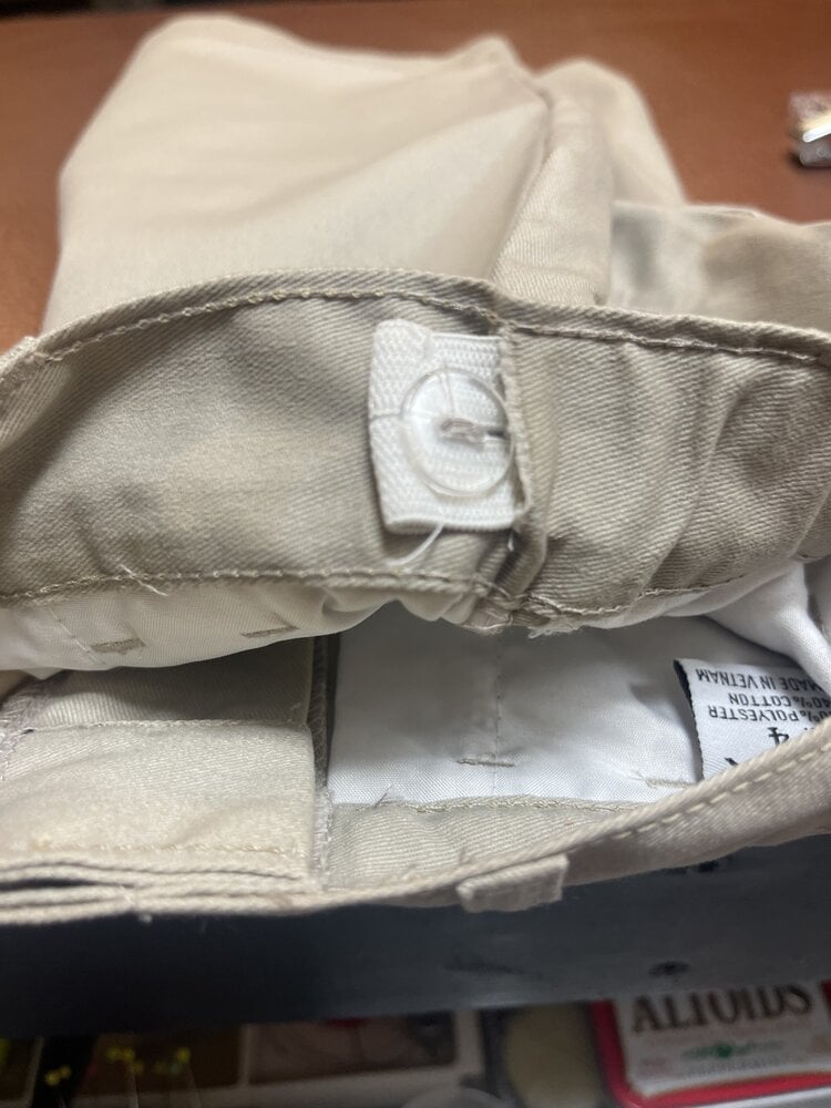 Khaki Boys Uniform Shorts w/Adjustable Waist