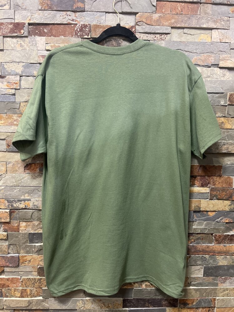 Military Green My Kids Are Turning T-shirt