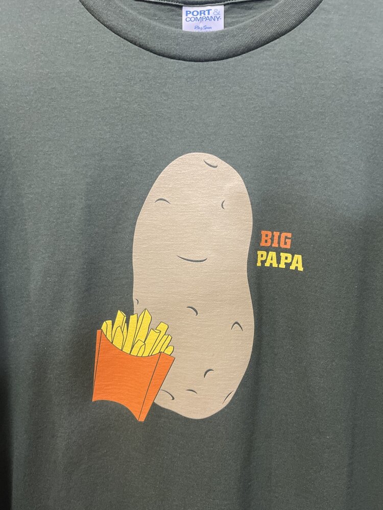 Olive Green Big Papa T-shirt