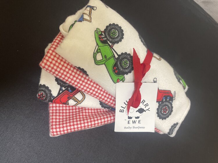 Red Monster Truck Burpee 4 Piece Set