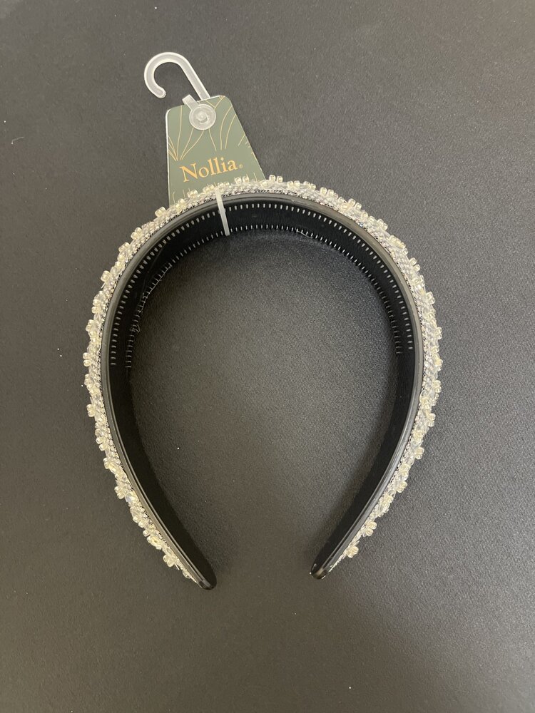 Black Sequin Glitter Headband