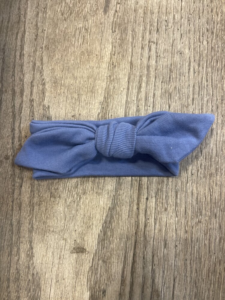 Indigo Blue Cotton Headband, Size Infant