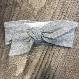 Heather Gray Baby Headband, Size Infant