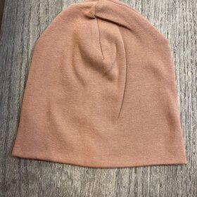 Pecan Brown Baby's Cotton Hat, Size 3-24M
