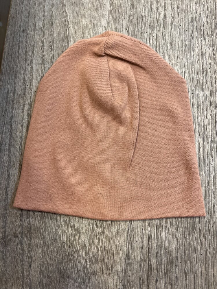 Pecan Brown Baby's Cotton Hat, Size 3-24M