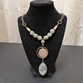 Nickel w/Ring  Around Coin w/Drop Pendent