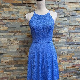 BCX Periwinkle Strapped Floral Dress, Size 3