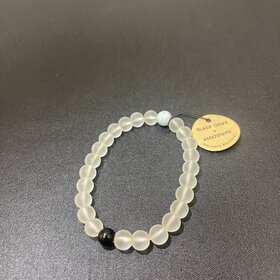 Black Onyx & Amazonite Bracelet