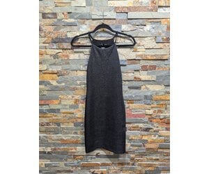 Black Casual Halter Dress, Size S - Elements Unleashed