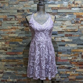 Speechless Lilac Embroidered Shimmer A-Line Dress, Size 11/12